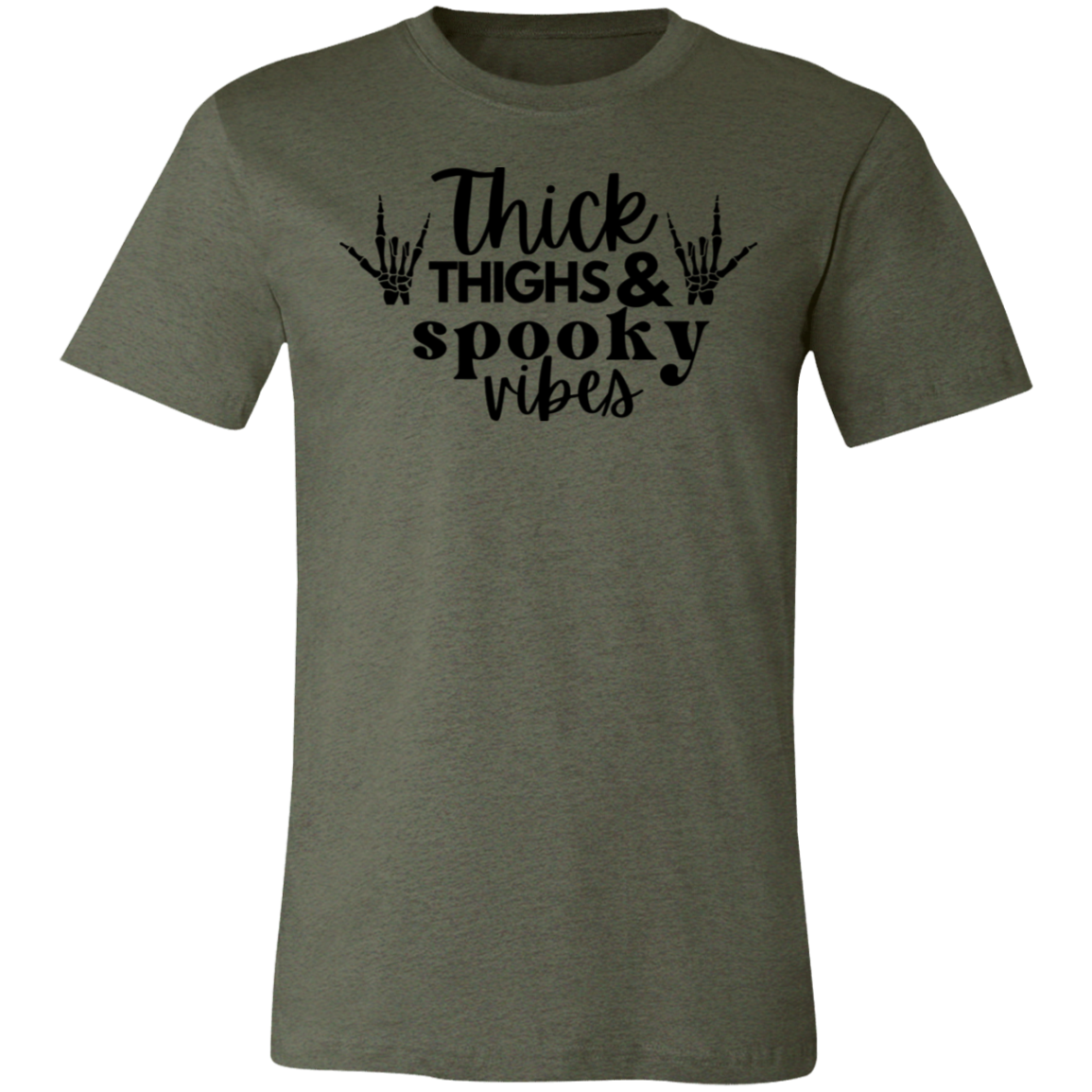 Thick Thighs Spooky Vibes T-Shirt