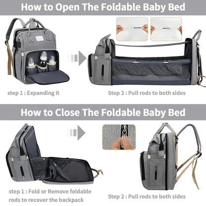 Baby Haven™ Diaper Bag, Travel Bassinet