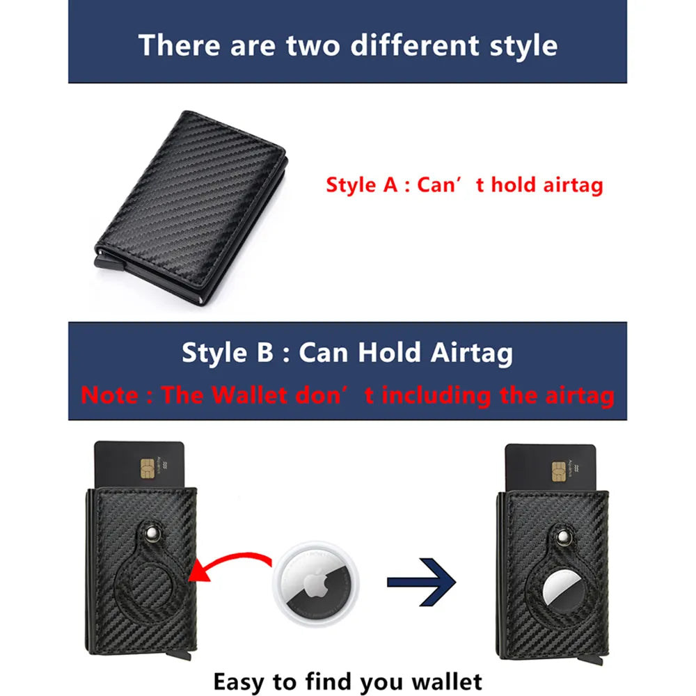 SecureShield Wallet™ with Airtag Option..