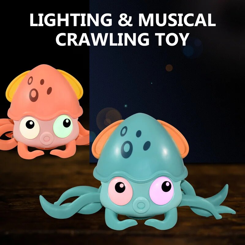 Crawling Critters™ Crab, Octopus, Dinosaur, Snail & Hermit Crab