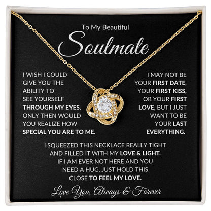 To My Beautiful Soulmate - Love Knot - Eyes